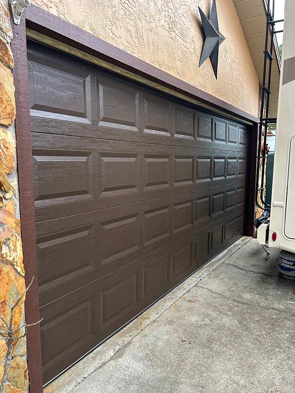 After New Garage Door Installed on Tampa Home